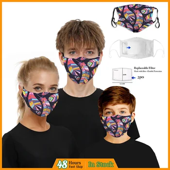 

1PC Dustproof Windproof Face Cover Adjustable Strap mascarillas Foggy Haze PM2.5 Mask With Mask Gasket Face Mask Filter In Stock