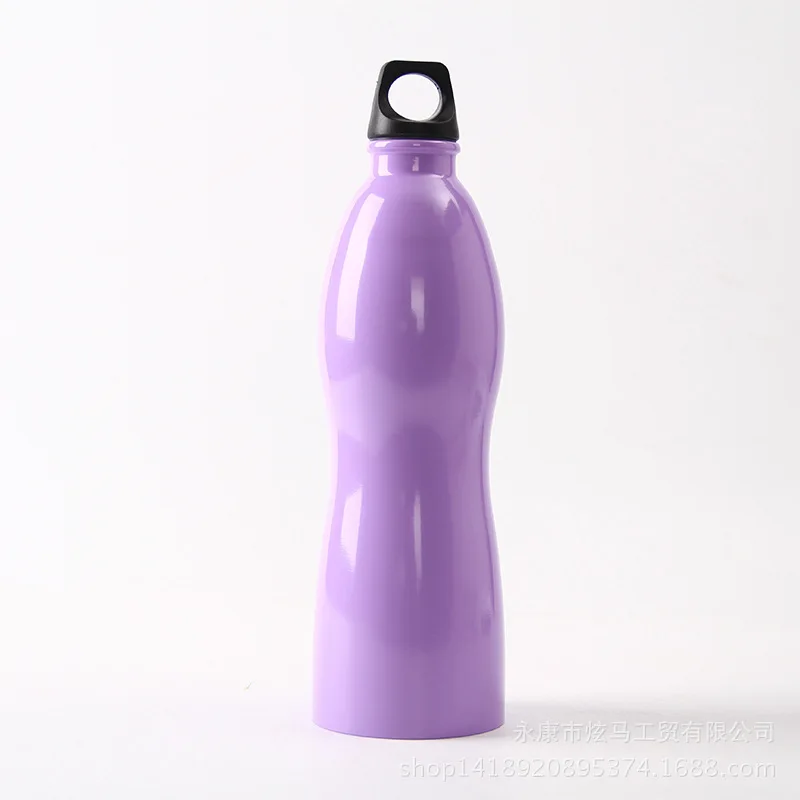 

750ml Single Layer Stainless Steel Small Mouth Gourd Sports Bottle Creative Glass Outdoor Cold Water Pot