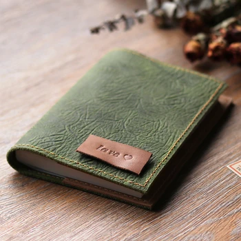 

100% Genuine Leather Notebook Planner Book Cover A6 School Diary Handmade Multifunctional Sketchbook PlannerNotepad Gift