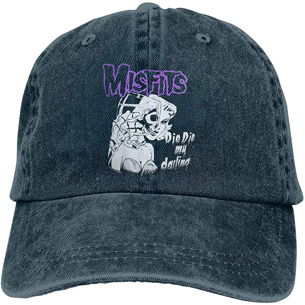 Xdfcvmalkwrj Misfits The Die My Darling Baseball Cap for Woman's & Mens Travel Fishing Hiking Camping Gardening Boating |