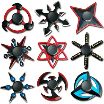 

Creative Fidget Spinner Tri Spinner Zinc Alloy NARUTO Ninja Shuriken Sharingan Hand Spinner Finger Stress Reliever Toys For Kids