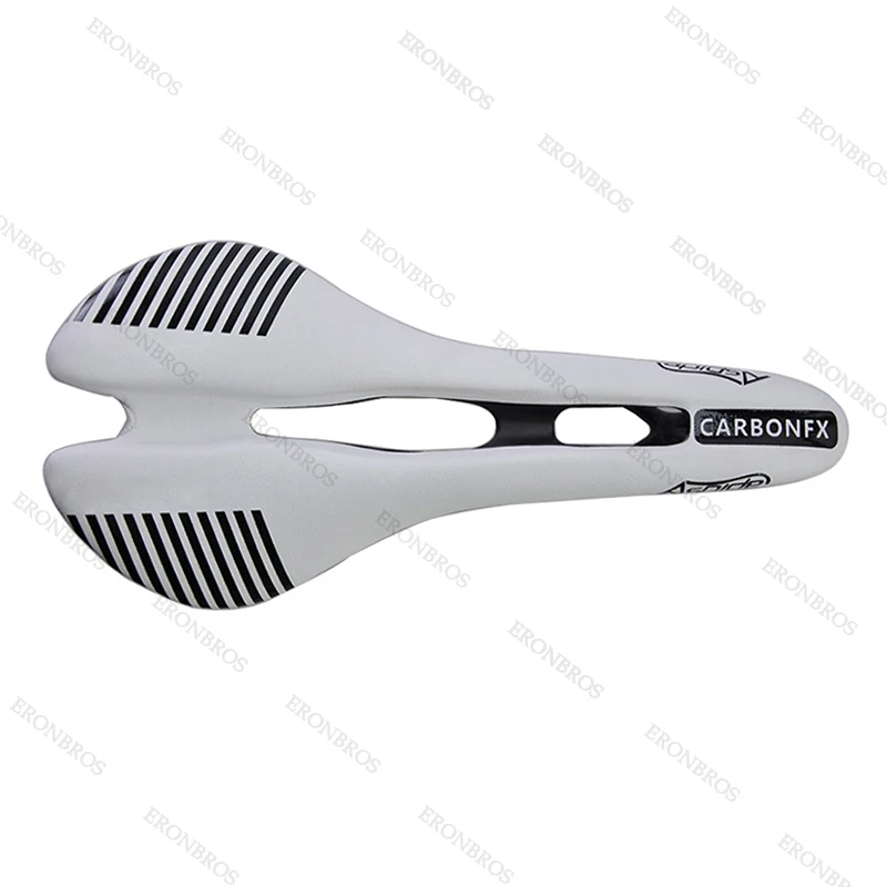 White black Сверхлегкое седло из углеродного волокна Selle, велосипедное седло vtt, гоночное сиденье Sans road, велосипедное седло, Велосипедное Сиденье, подушка, аксессуары - Цвет: White black