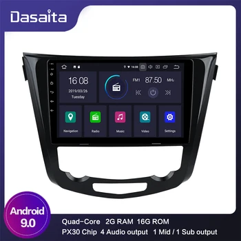 

Android 9.0 Car Stereo 10.2"Screen for Nissan X-Trail Qashqai 2014 2015 2016 2017 2018 2019 Bluetooth MP3 1 Din GPS Navigation