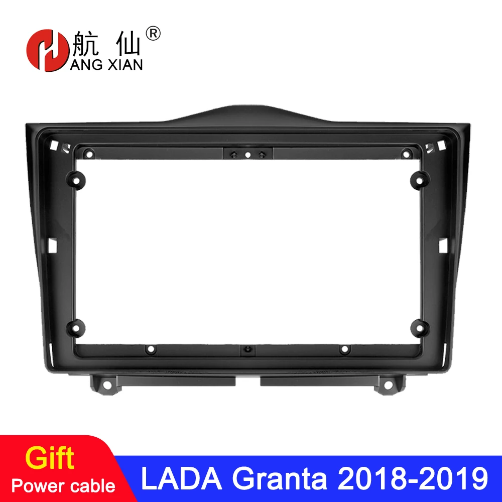 Автомобильный радиоприемник angxian 2 Din рамка для Lada Granta 2018 2019 автомобильная DVD