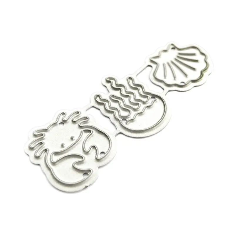 Shell Octopus Crab Metal Cutting Dies Stencil Scrapbooking DIY Album Stamp Paper | Дом и сад