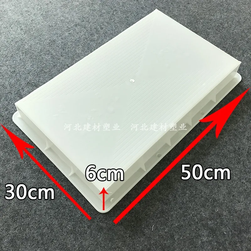 Цемент старый кирпич формы квадратный Сад Путь делая кирпичная форма 3D резьба противоскользящие бетонные пластиковые формы для керамической плитки 50x30x6 см