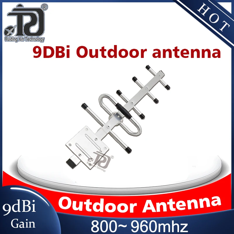 9dBi 2G External Yagi Antenna 800 960 GSM 2G Outdoor Antenna For GSM