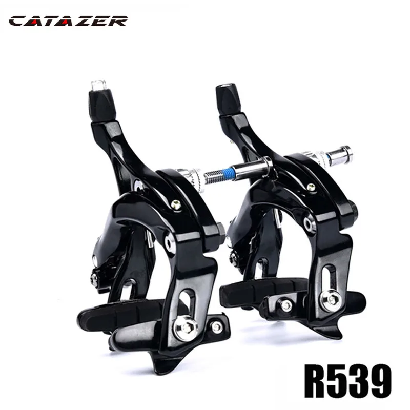 

Road Bike R539 C Brake Caliper Lightweight Long Arm Brake Designed For Big Tire With Quick Release Safety Lock 320g/Pair