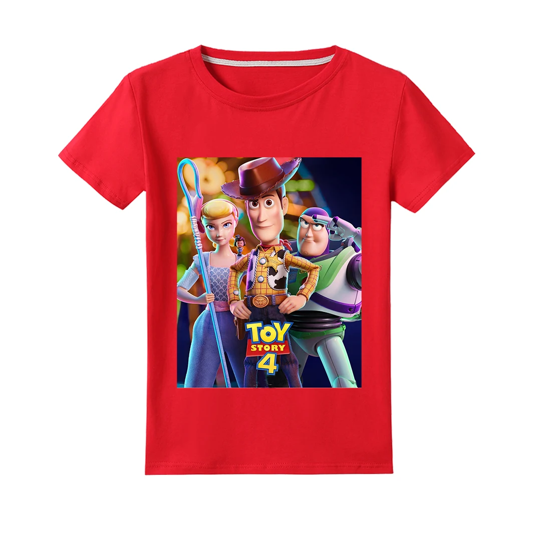 Новые летние футболки с героями мультфильма «История игрушек 4» г. Популярные футболки, одежда топы для детей, хлопковые футболки с героями мультфильмов для маленьких мальчиков и девочек Рождественская одежда - Color: T1176