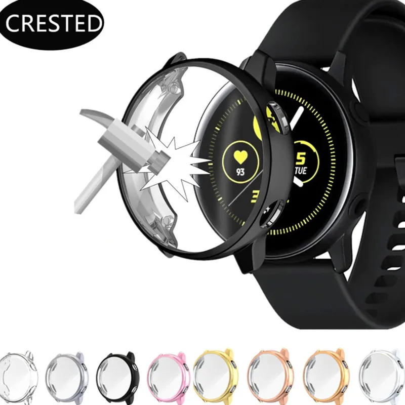 Чехол для Galaxy watch Active силиконовый чехол бампер активных часов Samsung galaxy watch|Часы