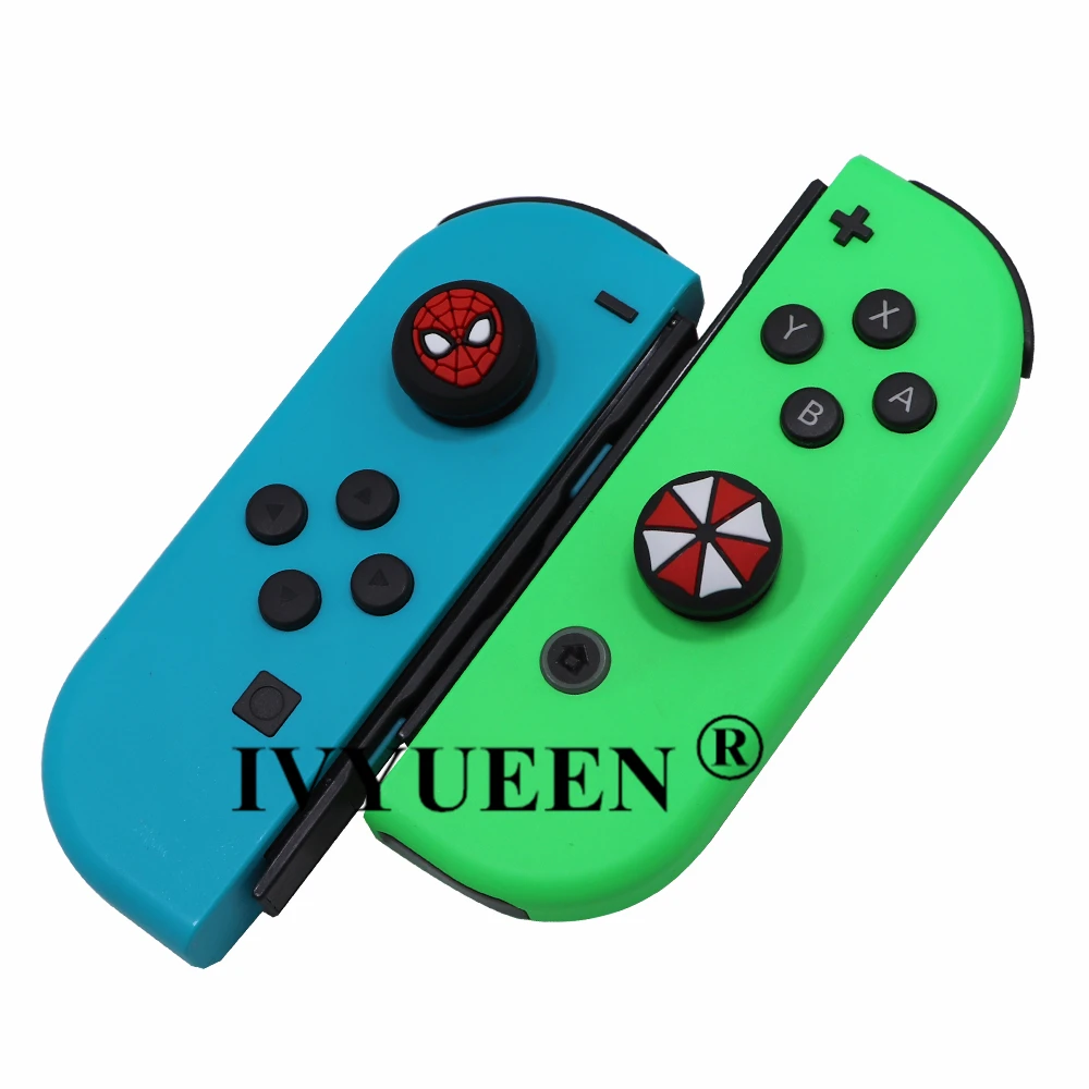 IVYUEEN, 4 шт., аналоговые ручки, ручки для большого пальца, для Nintendo doswitch Lite, мини, Joy Con, контроллер для kingd Switch, Joy-Con, крышки