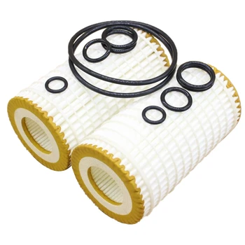 

2 Pcs Engine Oil Filter Fuel Filter elements 0001802609 For Mercedes-Benz 0001802309 MANN HU 718/5 X