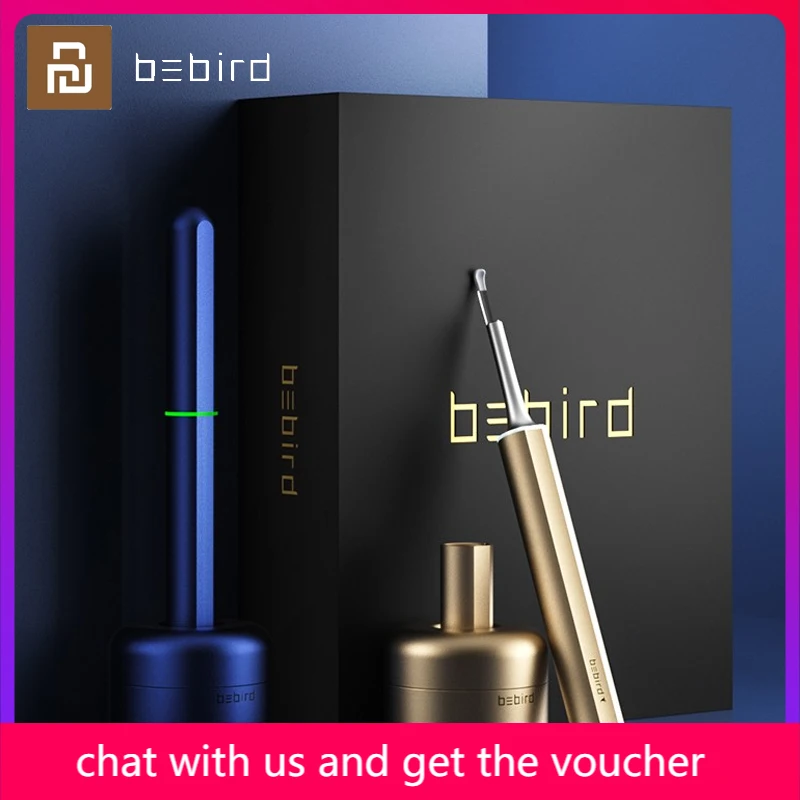 Youpin bebird inteligente visual scop x17 pro orelha limpeza endoscópio ferramenta conjunto micro câmera para telefones inteligentes cuidados de saúde
