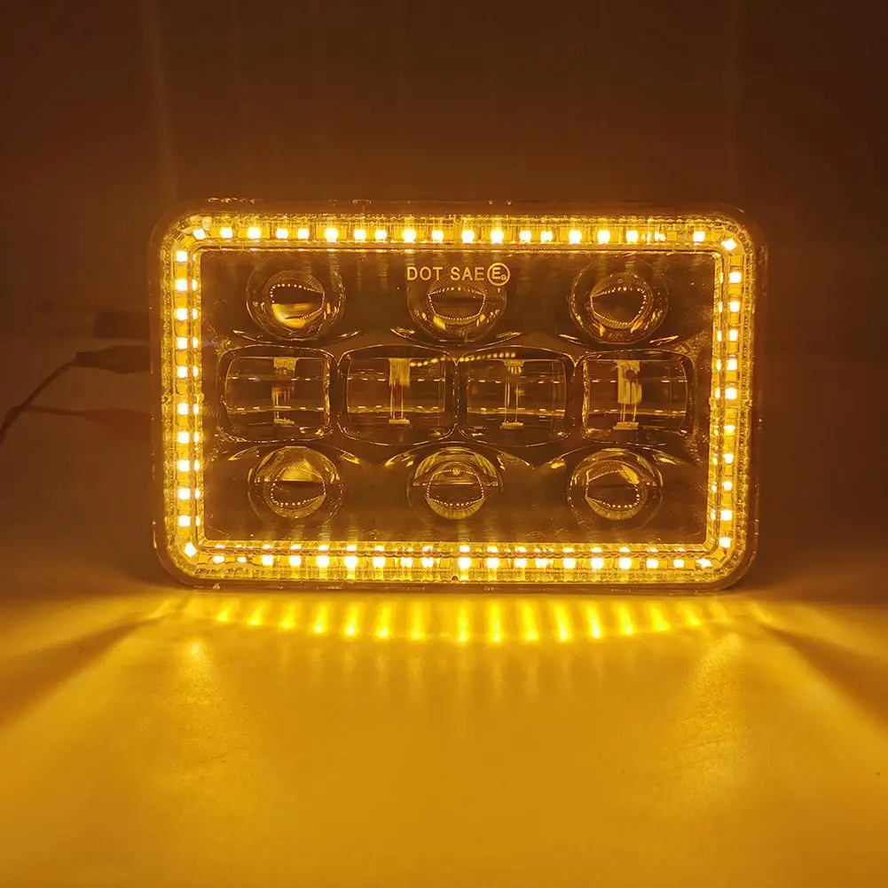 Dragonpad 300 Вт 5 дюймов светодиодный фары 4x6 светодиодный море светодиодный фары ближнего света светодиодный фар для джипа Wrangler
