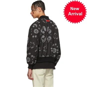 

Oversized reversible Autumn MA-1 streetwear hip hop coats clothes special sleeve bomber flight air force pilot jacket men