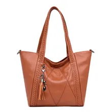 Новая женская сумка, женские сумки из натуральной кожи с кисточками, роскошные женские ручные сумки, женская сумка-мессенджер, большая сумка-тоут, Основная сумка для женщин