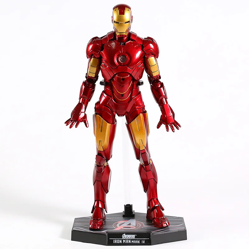 Горячие игрушки; Железный человек Mark IV MK 4 1/6th весы фигурка Коллекционная модель игрушки с светодиодный свет