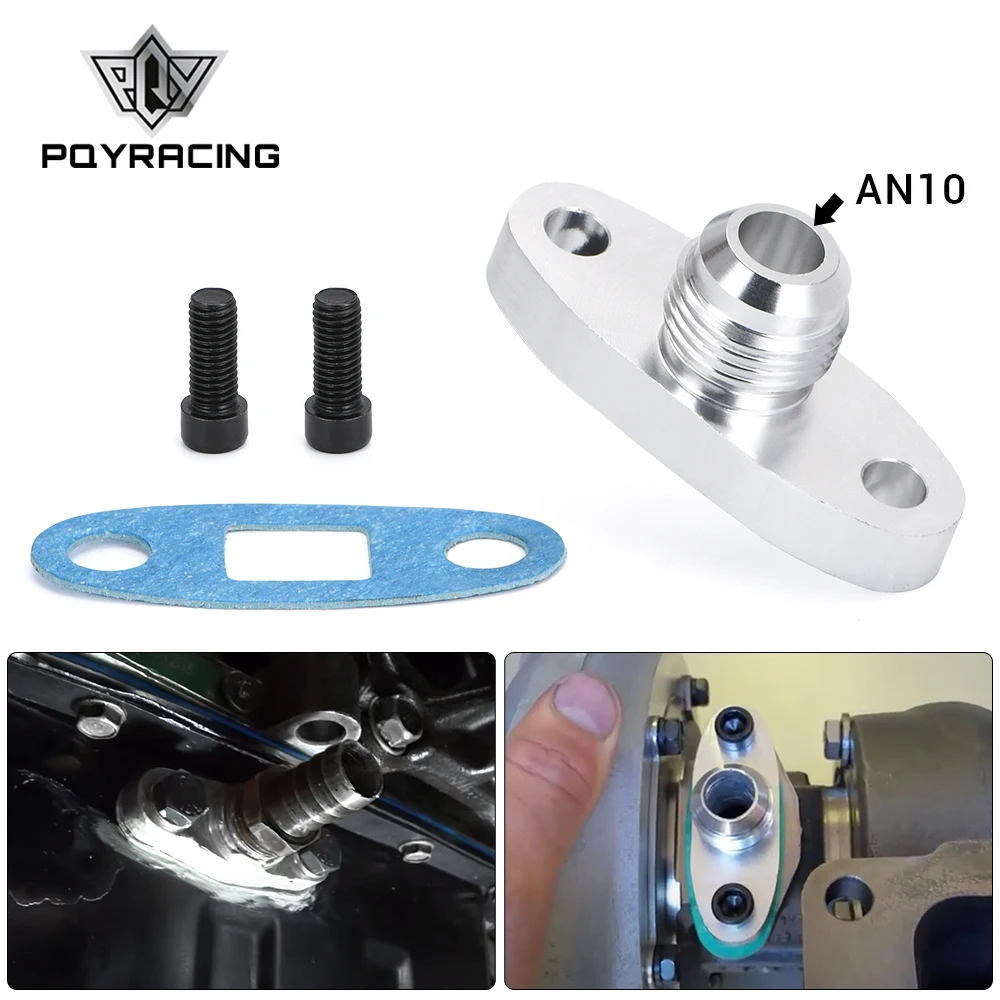 PQY для слив масла из турбины фланец 10AN GT40 GT42 GT45 GT47 GT55 T3/T4 T3 T4 ODF 01 Серебряный
