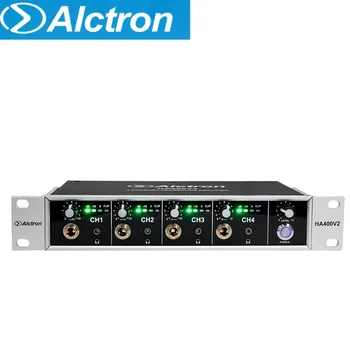 

Alctron HA400V2 4-channel mini portable headphone amplifier clear music for studio monitor/recording monitor/broadcast monitor