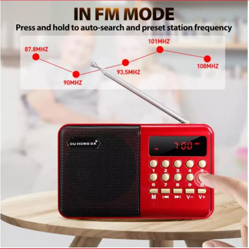 Mini Portable Radio