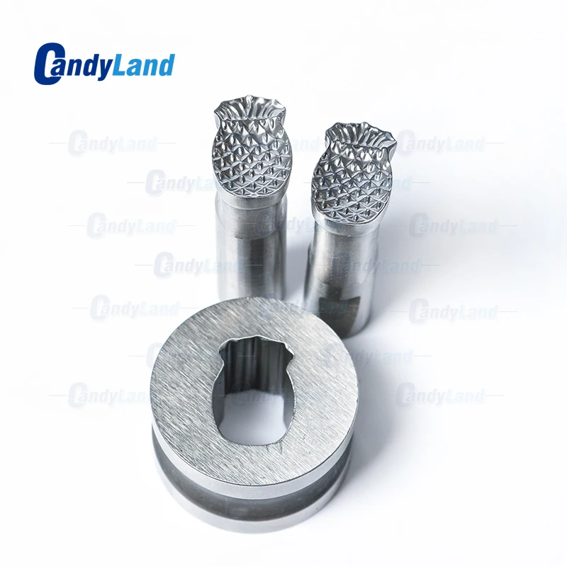 CandyLand Pineapple Tablet Die Pill Press Die Candy Punch Die Set Custom Logo Punch Die Cast Pill Press For Tablet TDP Machine