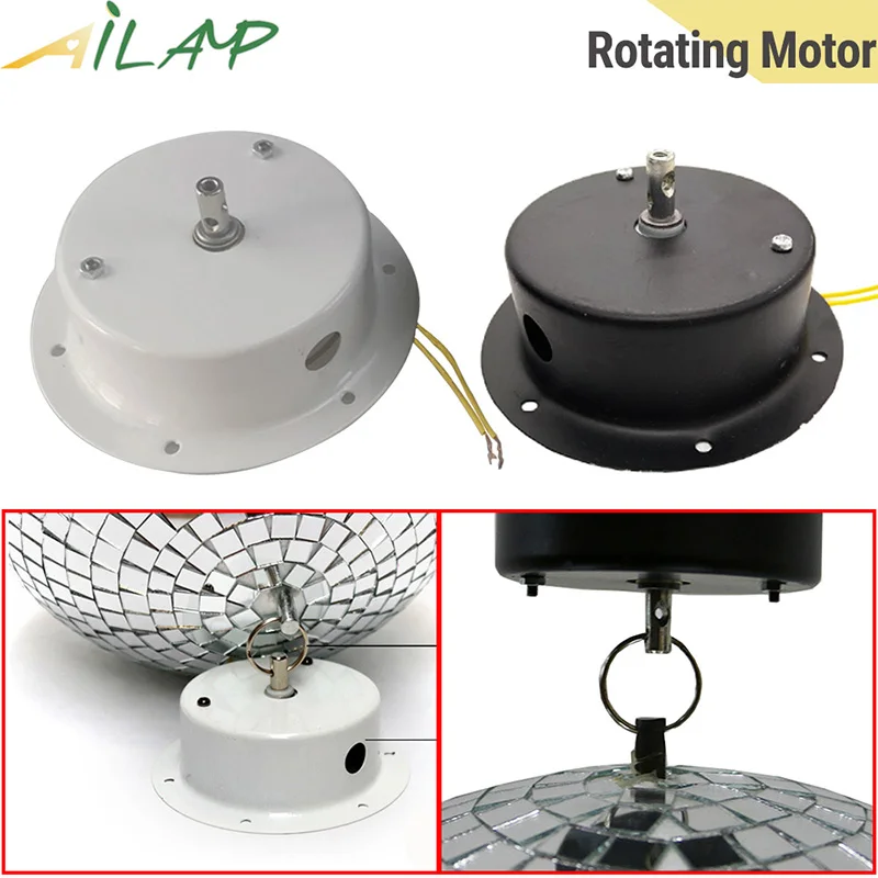 Disco Ball Light Disco Light LED Stage Light Mini LED Stage Light AC110V AC240V glass ball rotating motor disco rotating 1.5RPM 2.5RPM Rotating speed Ceiling motor stage light bar ktv dj ball
