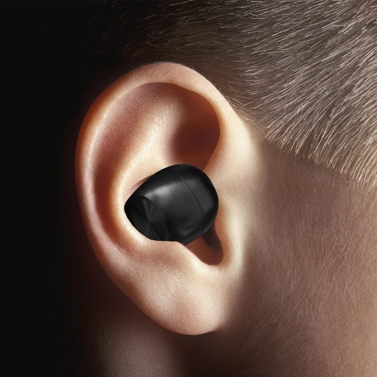 Wireless Earphone Voice Control Earbuds LED Digital Display Headset Sports (Black) | Электроника