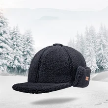 Мужская и женская одноцветная ветрозащитная Повседневная мягкая зимняя походная Кепка для отдыха на открытом воздухе, для альпинизма, Повседневная шапка из искусственного ягненка, теплая, холодная, удобная