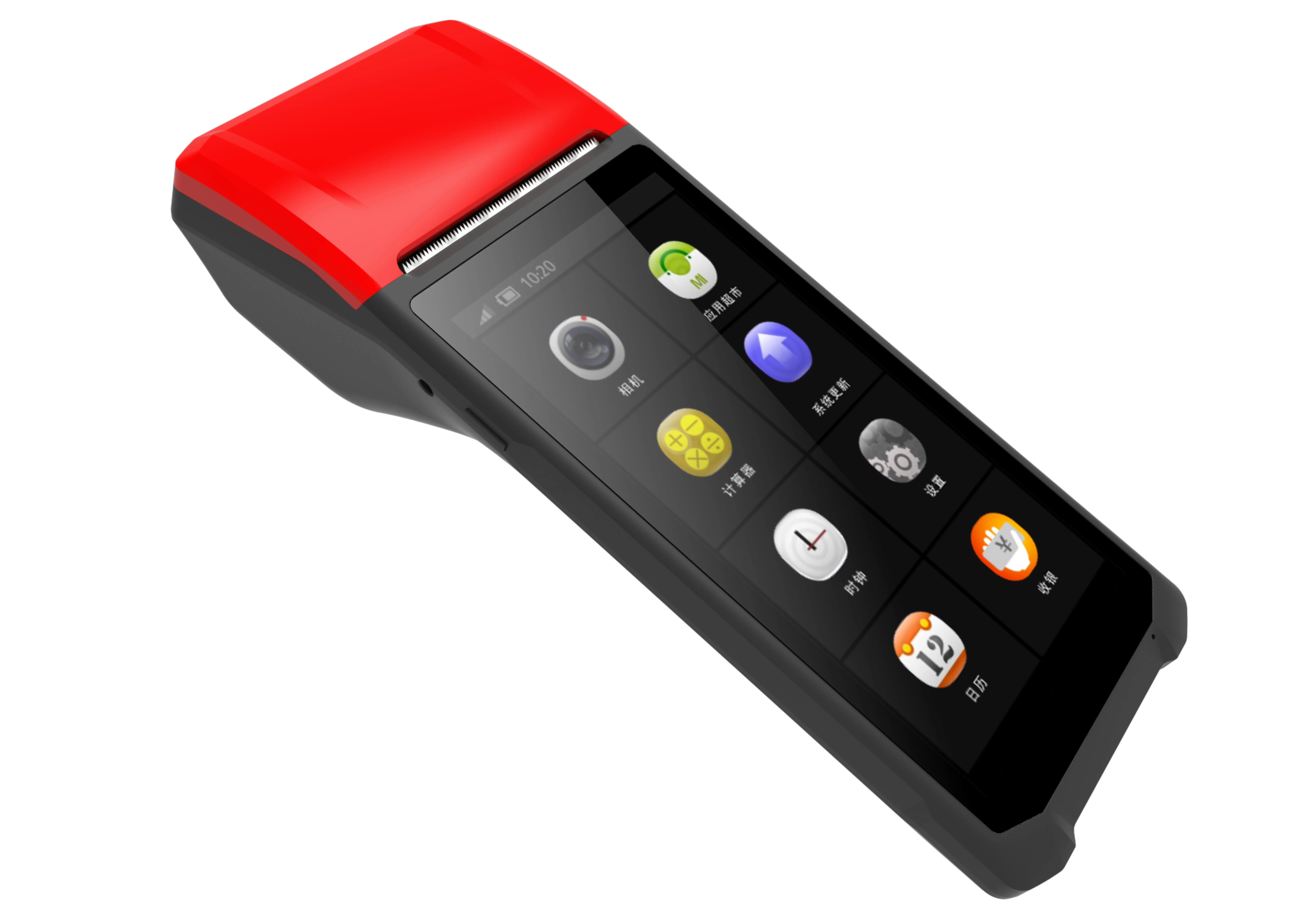 PDA Android Wifi POS терминал 1D сканер штрих кода считыватель принтера 58 мм Термальный