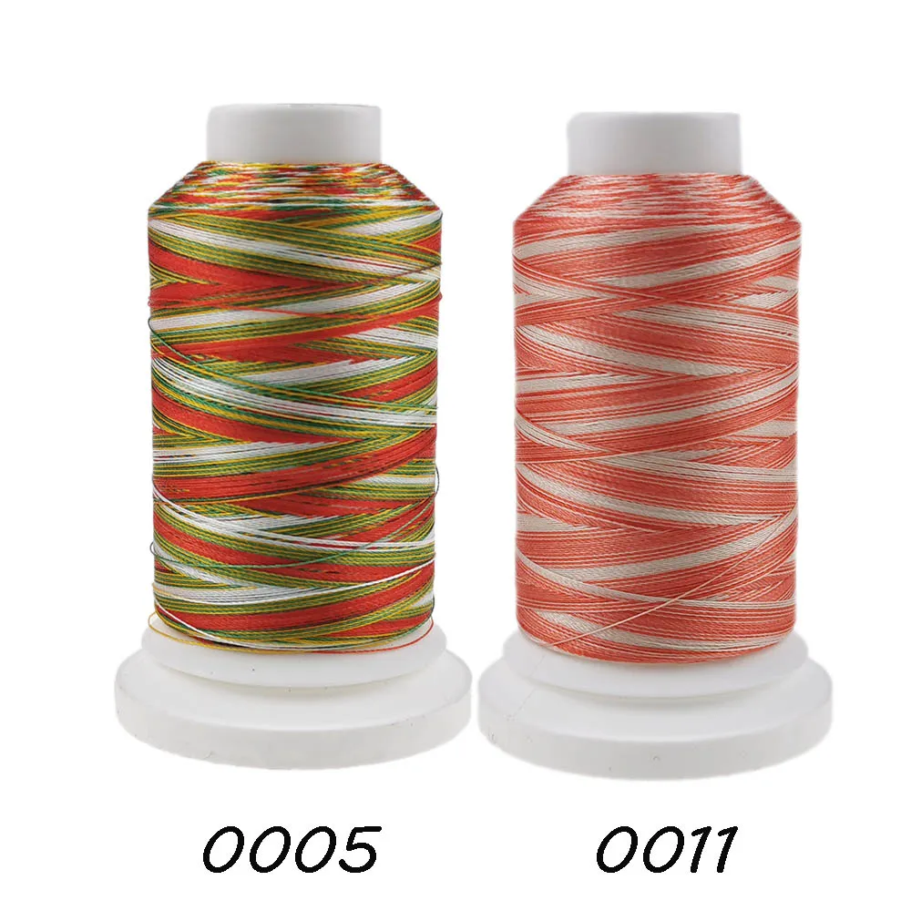 Sanbest пестрые цвета полиэфирная нить для вышивки для машины 1000 м Швейные дома машины Заводской магазин