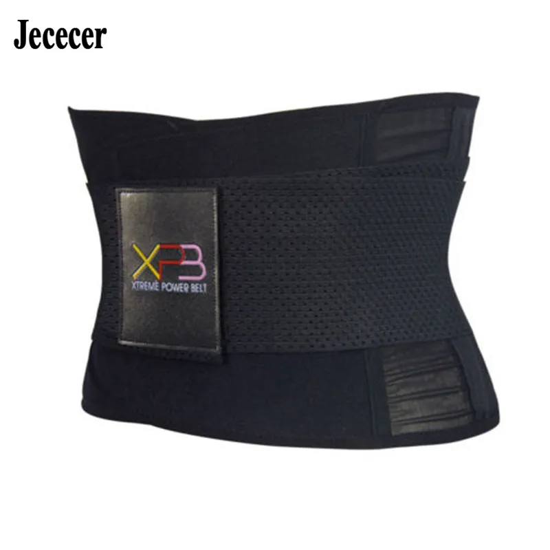 Jececer Shapewear Sport Waist Cincher Belts Body Shaper Fitness Shaper Belt Fat Burning Back Support Tummy Corset Slimming Belt