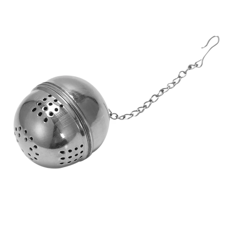

Tea Ball Strainer Infuser Stainless Steel Ball Tea Infuser Mesh Filter Strainer with Hook Loose Tea Leaf Spice Ball with Rope Ch