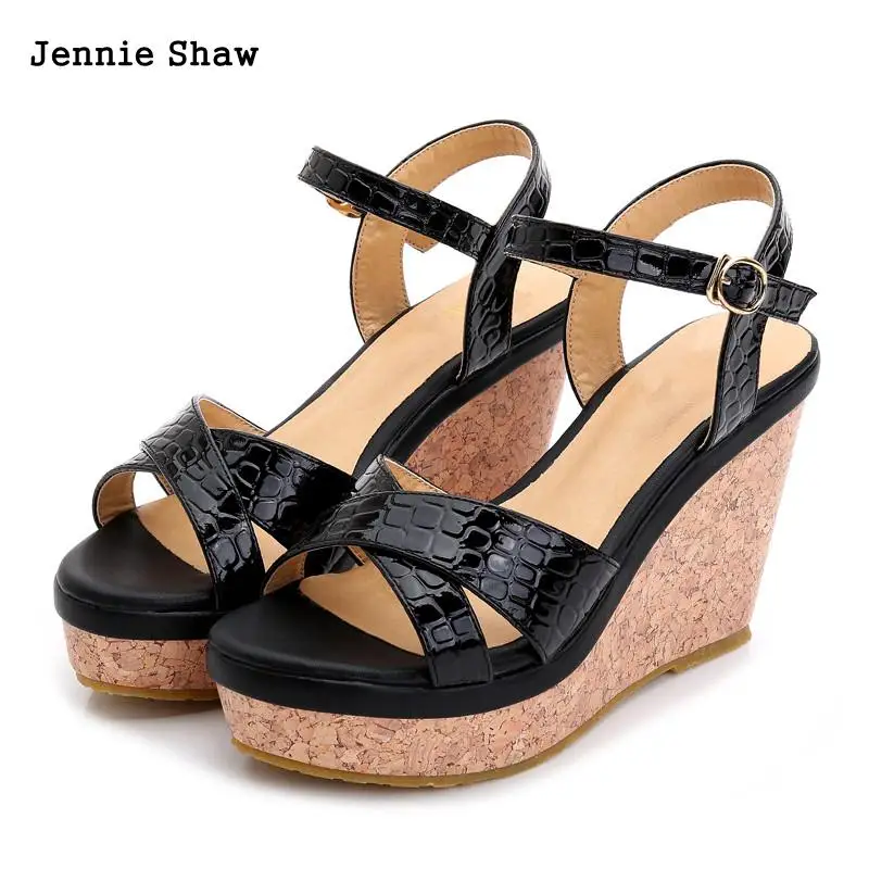 Сандалии на высоком каблуке|sandals summer|wedge platform sandalswomans shoes wedges |