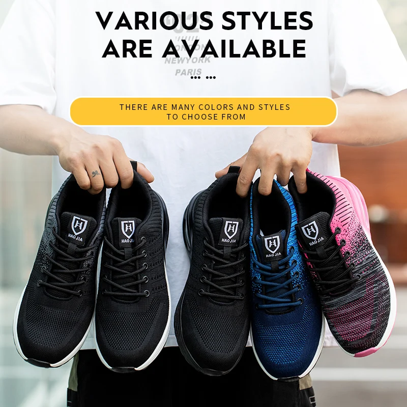 Dropshipping Men Women Work Shoes Steel Toe Iron Safety Boots European Standard Anti-smash Anti-puncture Sport Safety Shoes