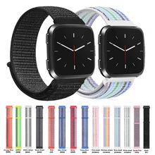 Nlyon ремешок для Fitbit Versa 2 Lite Мягкий Нейлоновый сменный Браслет для Fitbit Versa Lite band Edition аксессуары для умных часов