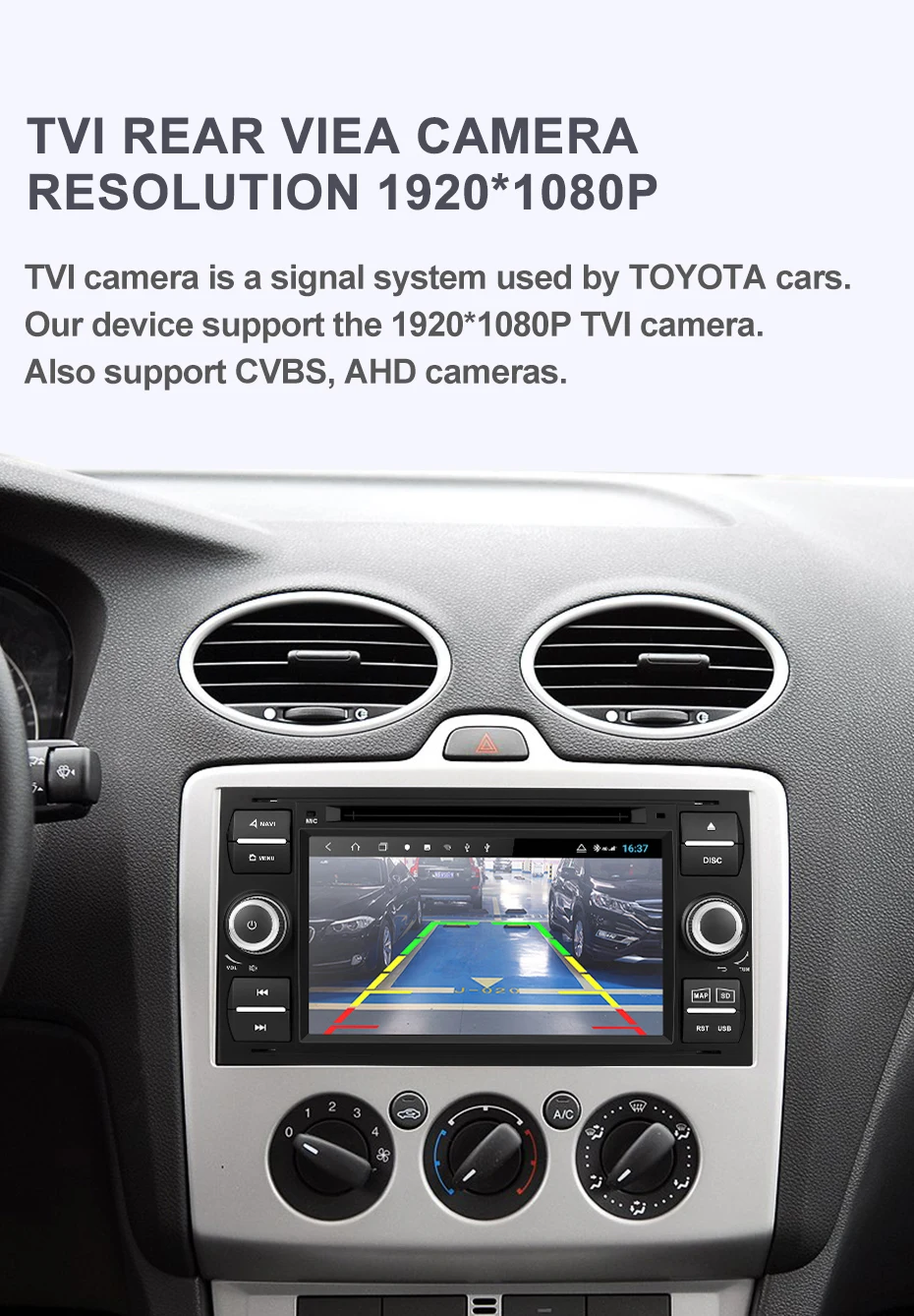 Sale Isudar H53 Car Multimedia Player GPS Android 2 Din For Ford/Mondeo/Focus/Transit/C-MAX/KUGA 8 Core RAM 4GB DVR Autoradio DSP DVD 17