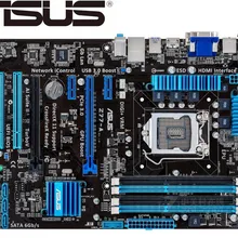 Asus Z77-A Настольный вентилятор используется материнская плата LGA 1155 DDR3 USB2.0 USB3.0 32 ГБ для I3 I5 I7 22/32nm Z77 Материнские платы