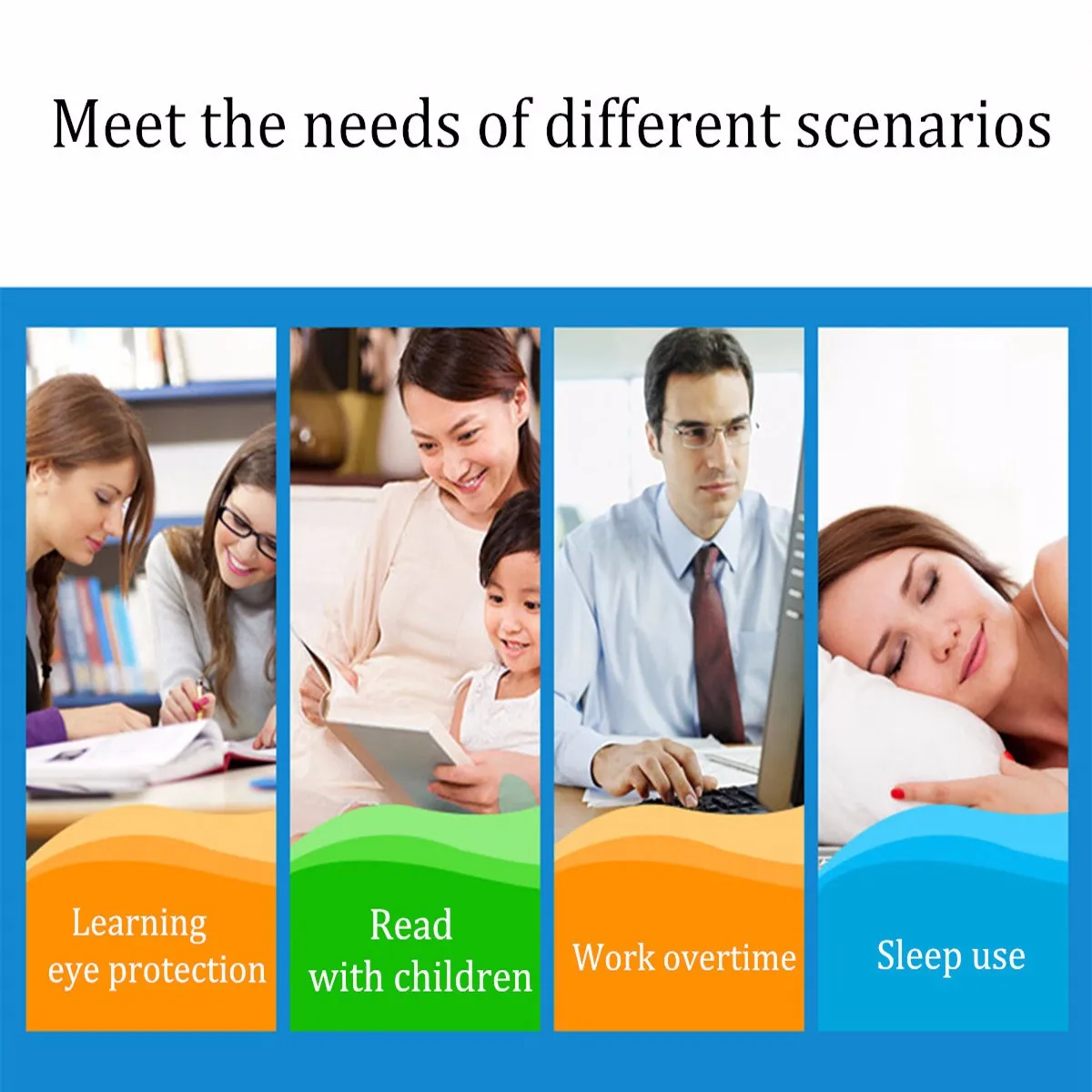 Eye Protect LED Desk Lamp 2 in 1 Multi-Function Table Lamp Home Lighting Fast Charging Wireless Cha