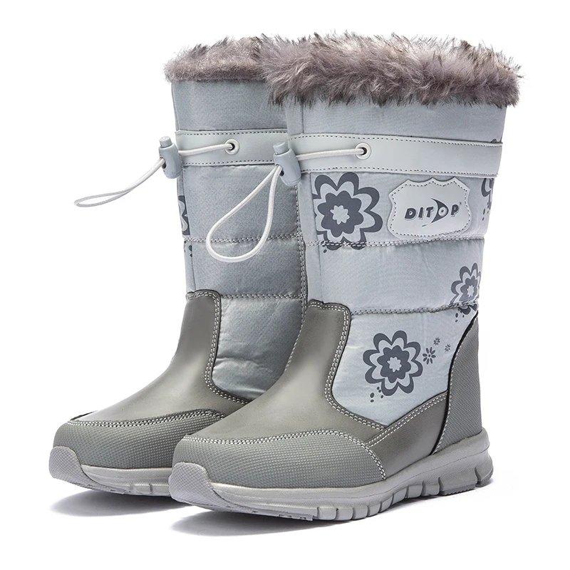 

Winter Children Boots For Kids Snow Shoes Girls Boots Kids Shoes Boys Boots Plush Zip Waterproof Round Toe bota infantil 2019