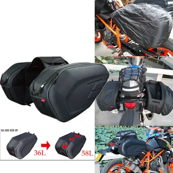 

New SA-212 SA-225 Motorcycle Saddle Bags Luggage Waterproof Racing Race Helmet Bags Suitcase Saddlebags Raincoat For Komine Bags