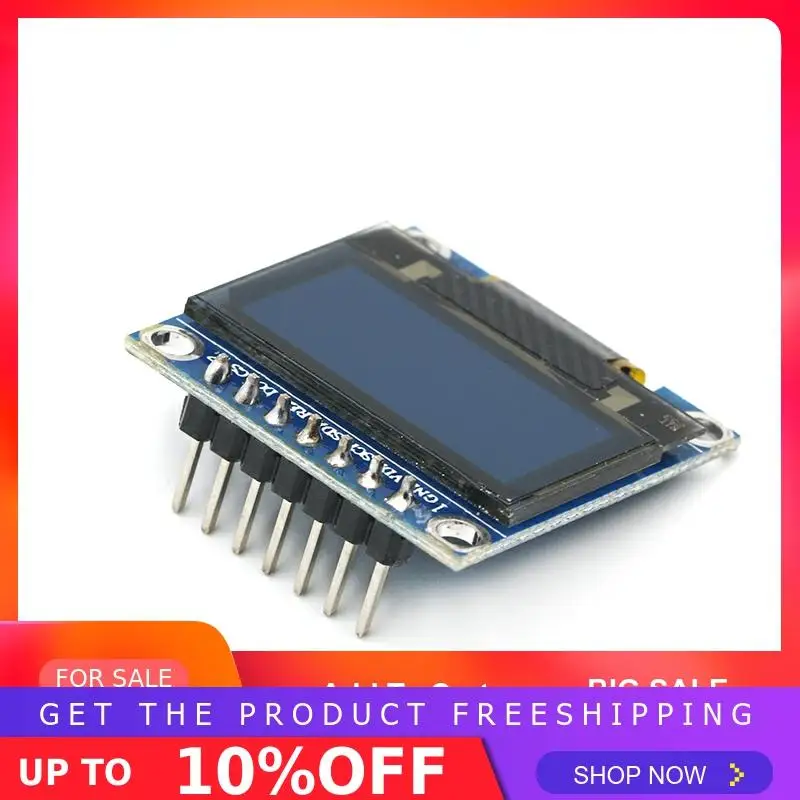 0,96 дюймов IIC Серийный желтый синий OLED дисплей модуль 128X64 IEC SSD1306 12864 плата с ЖК-экраном GND VCC SCL SDA 0,9" для Arduino