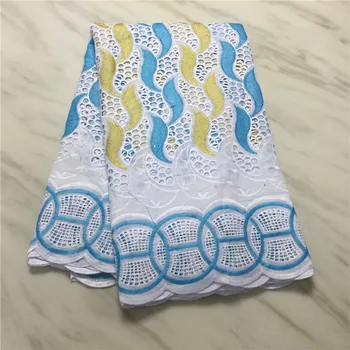 

African Cotton Lace Fabric 2020 High Quality Swiss Voile Lace In Switzerland Embroidery Swiss Voile Lace Fabric Breathable