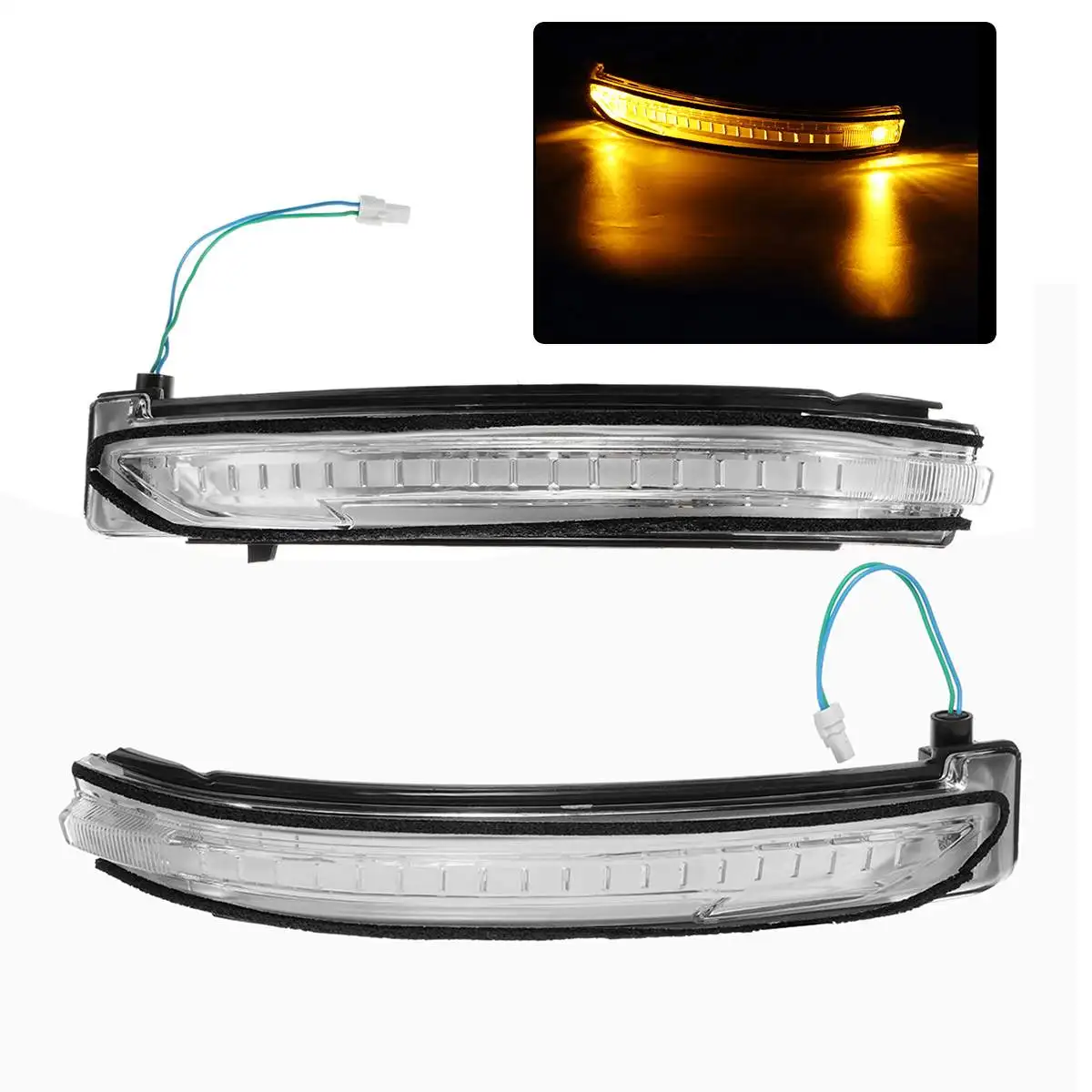 Фонарь поворота левый/правый зеркало индикатора заднего вида светодиодный