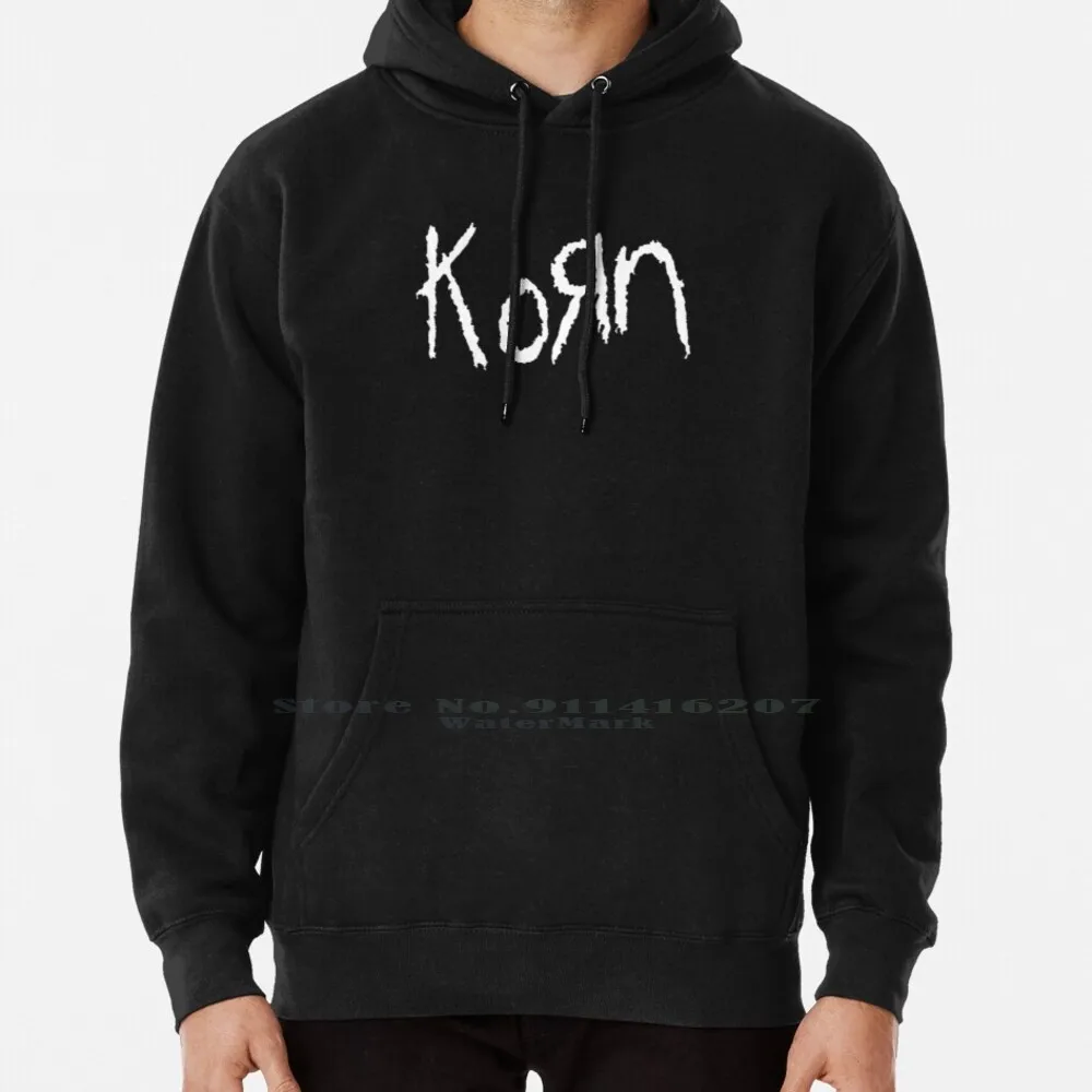 Felpa Con Cappuccio In Metallo Americano Maglione 6Xl Cotton Band Music Korn Album Song Vocalist Guitarist Donna Adolescente Maglione Pullover Di Gran