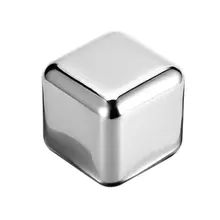 Кубики льда из нержавеющей стали кубики льда для виски многоразовые камни из нержавеющей стали для Виски Бар KTV волшебный камень