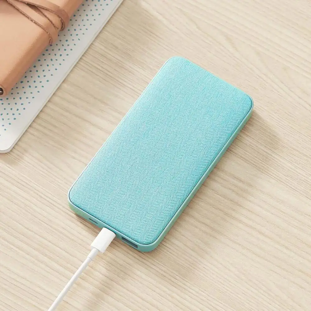Xiaomi ZMI QB910 10000mAh power Bank type-C 2-way 18W быстрая зарядка портативный внешний аккумулятор usb-хаб для iPhone-темно-серый - Цвет: Green