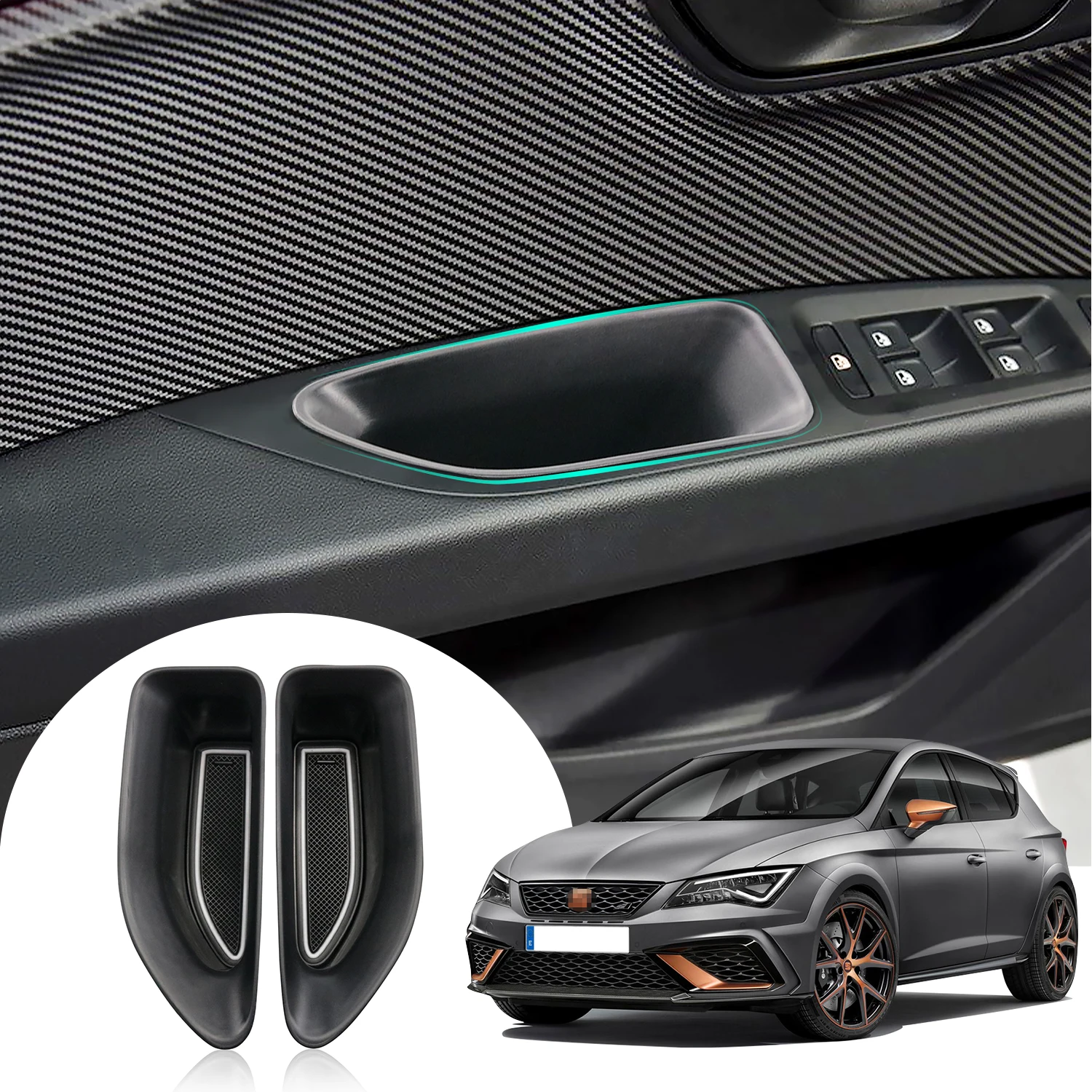 Box Storage-Box Armrest Auto-Interior-Accessories Leon RUIYA for MK3 Typ 5F Pallets Container