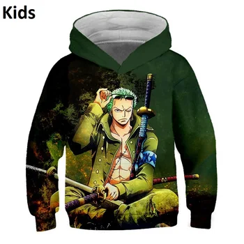 

2020 New Cartoon One Piece Anime Chlidren Cloth Set Kids 3d Print Hoodie Baby Girl Boy Hoodies Sweatshirts S-XXL 10