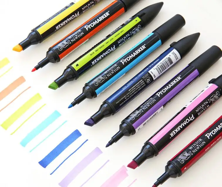 Winsor & Newton Promarker новые цвета художественные маркеры металлик неоновая подсветка