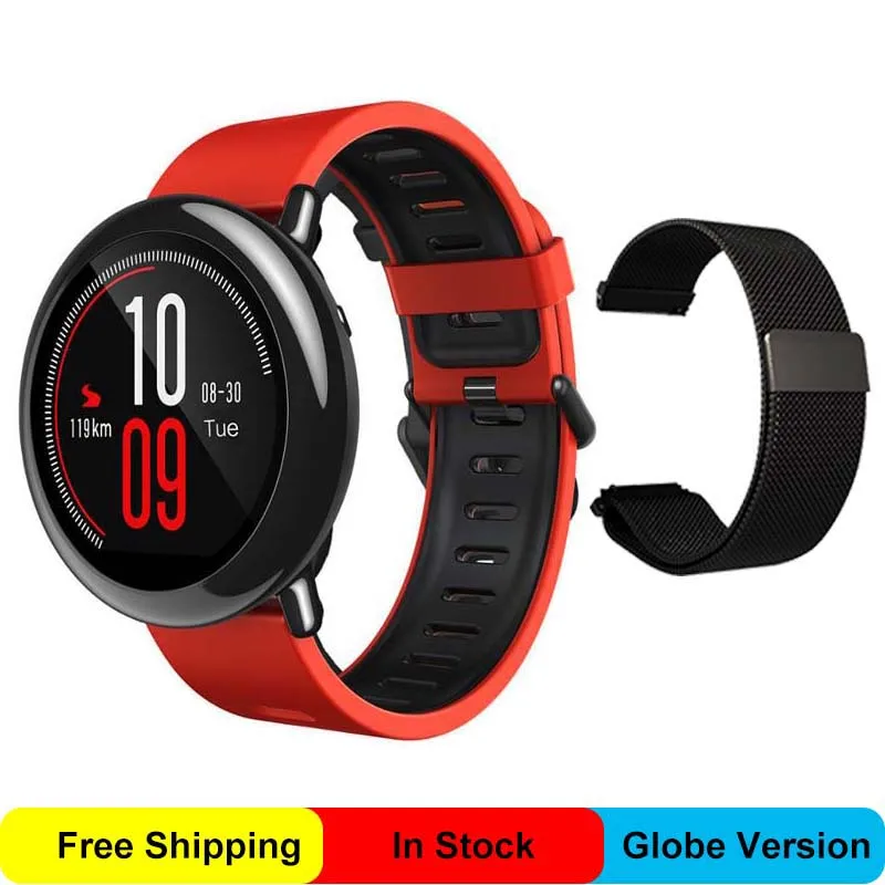 Глобальная версия Huami Amazfit Pace SmartWatch GPS мониторинг сна пульса Водонепроницаемый